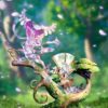 Terastallized Eevee Forest Series 001 Sylveon & Eevee - Pokemon Resin Statue - Ruby Studio